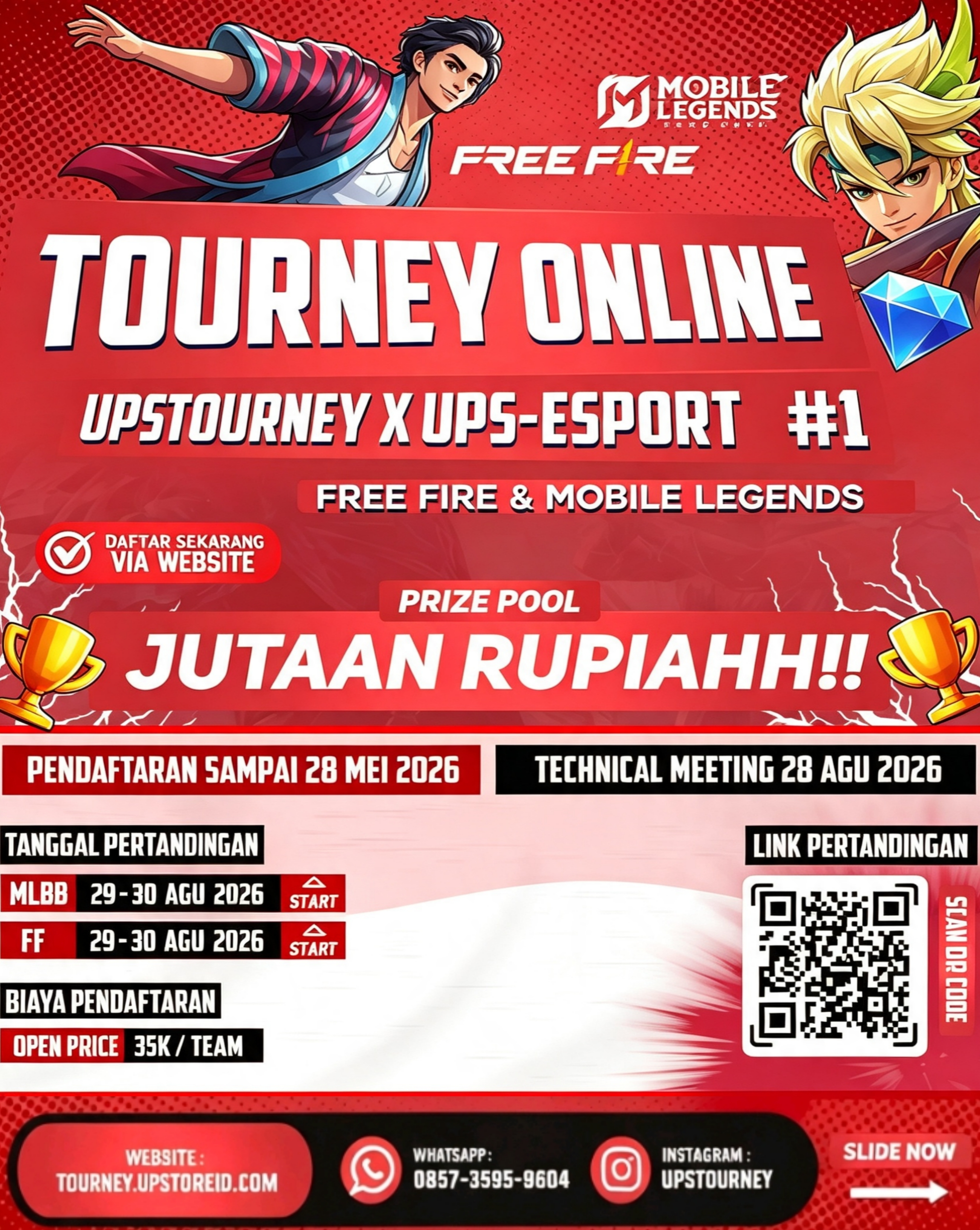 UPSTOURNEY X UPS-ESPORT #1 | FREE FIRE